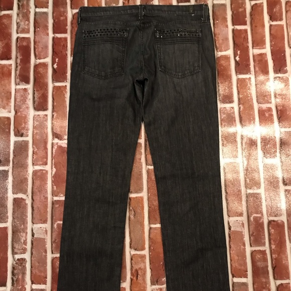7 For All Mankind black denim size 31 - Picture 3 of 8